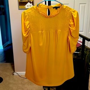 Puff sleeve work shirt